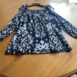 INC  cold shoulder blouse